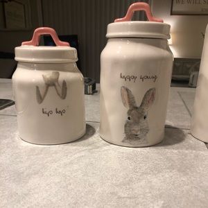Rae Dunn Easter Canisters- Please read